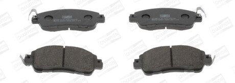 Комплект гальмівних накладок, дискове гальмо - CHAMPION 573801CH