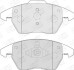 CITROEN гальм.колодки передн.C4 Grand Picasso 06-, Peugeot 207,307, 308 08- - ((8X0698151, 5C0698151A)) CHAMPION 573852CH (фото 1)