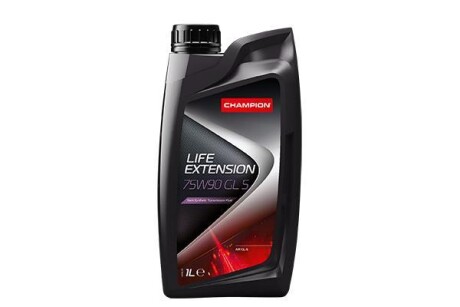 Life extension 75w90 gl 5 1l(х12) - CHAMPION 8203701