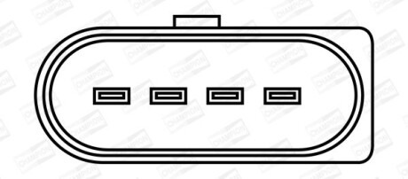 Audi катушка зажигания a4/a6/a8 quattro 3,7-4,2 02-. - (077905115T, 077905115Q, 077905115P) CHAMPION BAEA062E