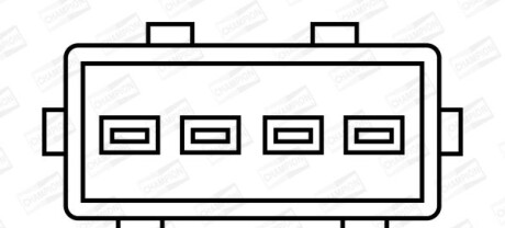 Renault котушка запалювання clio 1,2 cangoo 1,2 97- laguna 2,0 01-. - CHAMPION BAEA345
