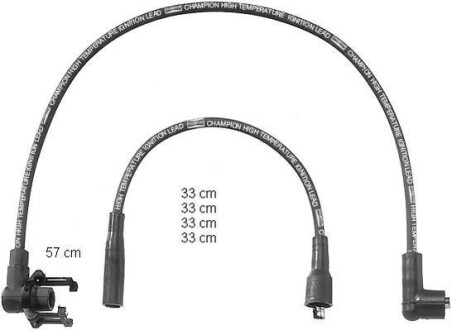 Комплект проводів високої напруги - CHAMPION CLS126