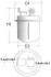 Топливный фильтр - (16900SH3A30, 16900SH3A31) CHAMPION L214606 (фото 2)