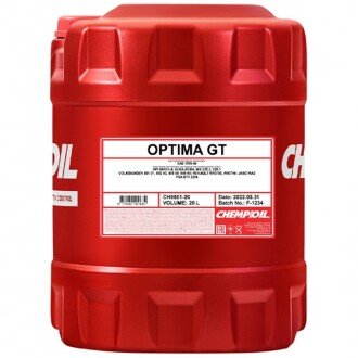 Моторное масло Optima GT 10W-40, 20 л - CHEMPIOIL CH950120 (фото 1)