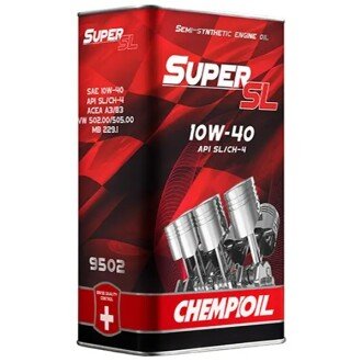 Моторна олива Super SL 10W-40, 4 л - CHEMPIOIL CH95024ME