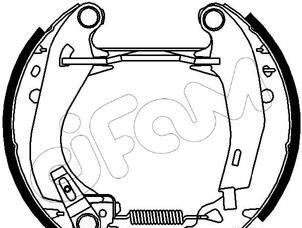 Комплект тормозных колодок - CIFAM 151-007