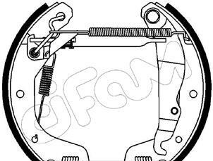 Комплект тормозных колодок - CIFAM 151-081