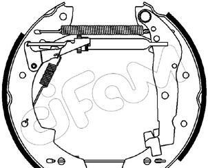 Комплект тормозных колодок - CIFAM 151-087
