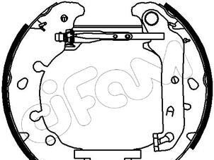 Комплект тормозных колодок - CIFAM 151-228