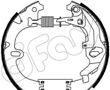 Комлект тормозных накладок - CIFAM 151-287
