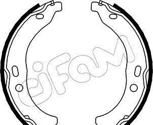 Комплект тормозных колодок, стояночная тормозная система - CIFAM 153-094