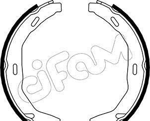 Комплект тормозных колодок, стояночная тормозная система - CIFAM 153-245