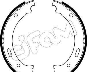 Комплект тормозных колодок, стояночная тормозная система - CIFAM 153-361
