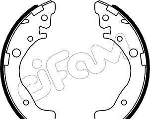 Комплект тормозных колодок - CIFAM 153-493