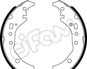 Комплект тормозных колодок - CIFAM 153-517