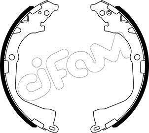 Комплект тормозных колодок - ((2H0698525)) CIFAM 153-529