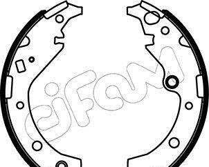 Комлект тормозных накладок - CIFAM 153-643
