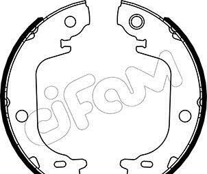 Комлект тормозных накладок - CIFAM 153-644