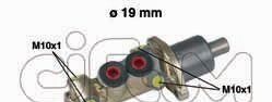 Главный тормозной цилиндр - CIFAM 202-061