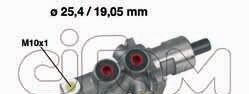 Главный тормозной цилиндр - CIFAM 202-176