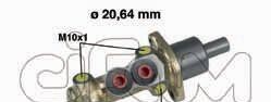 Главный тормозной цилиндр - CIFAM 202-207