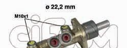 Главный тормозной цилиндр - CIFAM 202-323