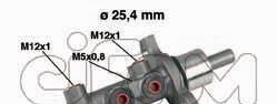 Главный тормозной цилиндр - CIFAM 202-439