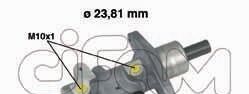 Главный тормозной цилиндр - CIFAM 202-490