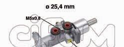 Главный тормозной цилиндр - CIFAM 202-554