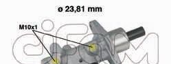 Главный тормозной цилиндр - CIFAM 202-610