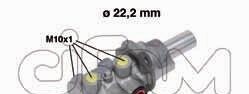 Главный тормозной цилиндр - CIFAM 202-676