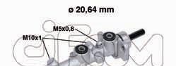 Главный тормозной цилиндр - CIFAM 202-734
