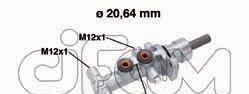 Главный тормозной цилиндр - CIFAM 202-768