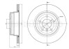 Гальмівний диск задн. BMW X5 (E70/F15/F85) / X6 (E72/72/F16/F86) 06- (320x20) - (34216771970, 34216793247) CIFAM 800-1025C (фото 1)