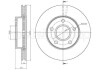 Гальмівний диск перед. Scorpio I 85-94 (260x24) - (1630011, 5022668, 5023441) CIFAM 800-120 (фото 1)