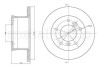 Гальмівний диск зад. Sprinter 308-316 96-06 (16mm) - (2D0615601A, 2D0615601D, 9024230112) CIFAM 800-492 (фото 1)