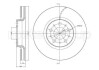 Гальмівний диск перед. S60/S80/V70/XC70 (98-10) - (2724045, 274170, 274559) CIFAM 800-561C (фото 1)