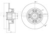 Гальмівний диск задн. Clio/Megane/Modus/Symbol/Twingo (05-21) - (7701207823) CIFAM 800-722 (фото 1)