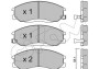 Комплект тормозных колодок, дисковый тормоз - (5810126A10, 5810126A00, 5810126A20) CIFAM 822-364-0 (фото 1)