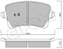 Гальмівні колодки зад. A4 07-/Q5 12- (ATE) - (8K0698451, 8K0698451A, 8K0698451B) CIFAM 822-776-0 (фото 1)