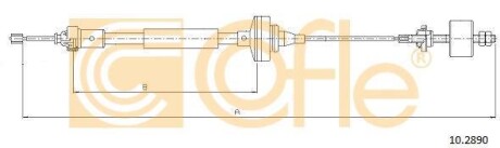 Трос зчеплення Dacia Logan 1.4/1.6 - (6001546867) COFLE 102890 (фото 1)