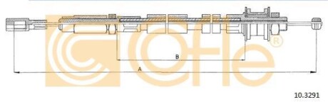 Linka sprz. VW LT 89- - COFLE 10.3291