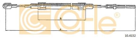 Linka ham.r. BMW 518/520/524TD 88- /LP/ /1744/ - COFLE 10.4152