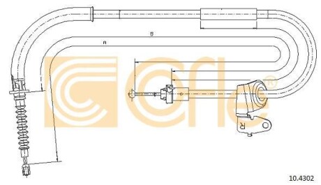 Трос - (34406769954) COFLE 104302