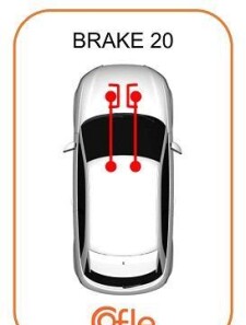 Фото 2 - Трос ручного гальма COFLE 10.4611 (104611)