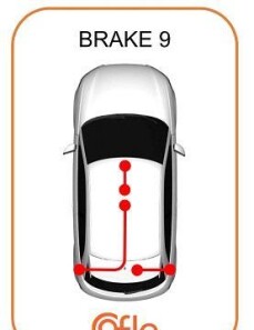 Фото 2 - Трос ручного гальма COFLE 10.4736 (104736)