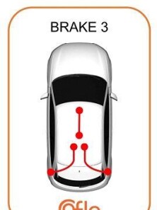 Фото 2 - Трос ручного гальма COFLE 105338