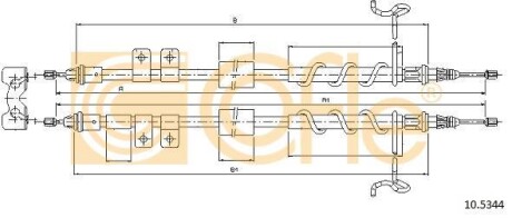 Linka - (7T162A603CD, 7T162A603CC, 7T162A603CB) COFLE 105344