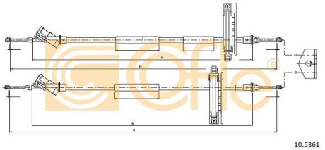 Linka ham.r. FOCUS 03- bzbny - (1205576, 1253158, 3S412A603CB) COFLE 10.5361