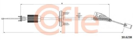 Linka ham. elkt. peugeot 3008 opr12184- 10- prz?d 1640/1465 - (474655, 474669) COFLE 10.6238